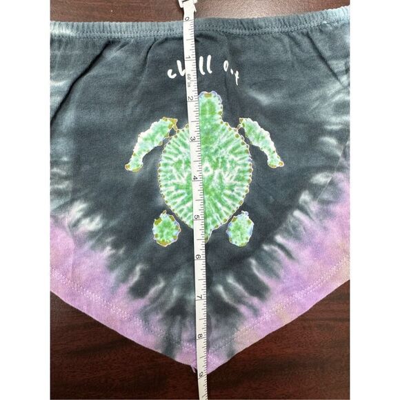 NWT Tie Dye Handkerchief Turtle Tube Top Size Medium - Picture 7 of 7